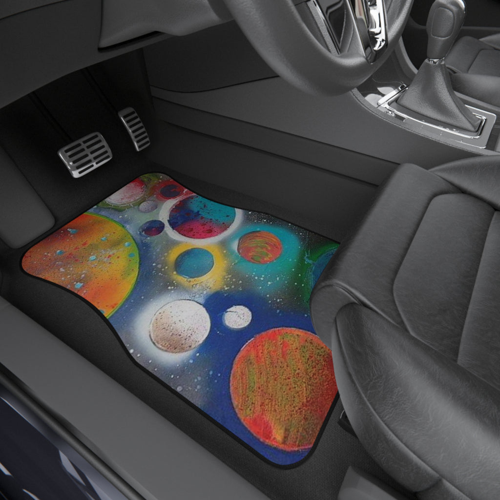 Galaxy Planets Car Floor Mats (Set of 4)