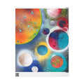 Galaxy Planets Print Wrapping Paper