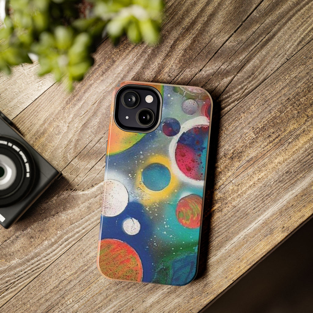 Galaxy Planets Themed Tough Phone Case (various phone options)