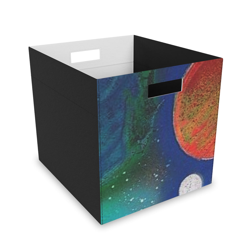 Galaxy Planets Felt Storage Box