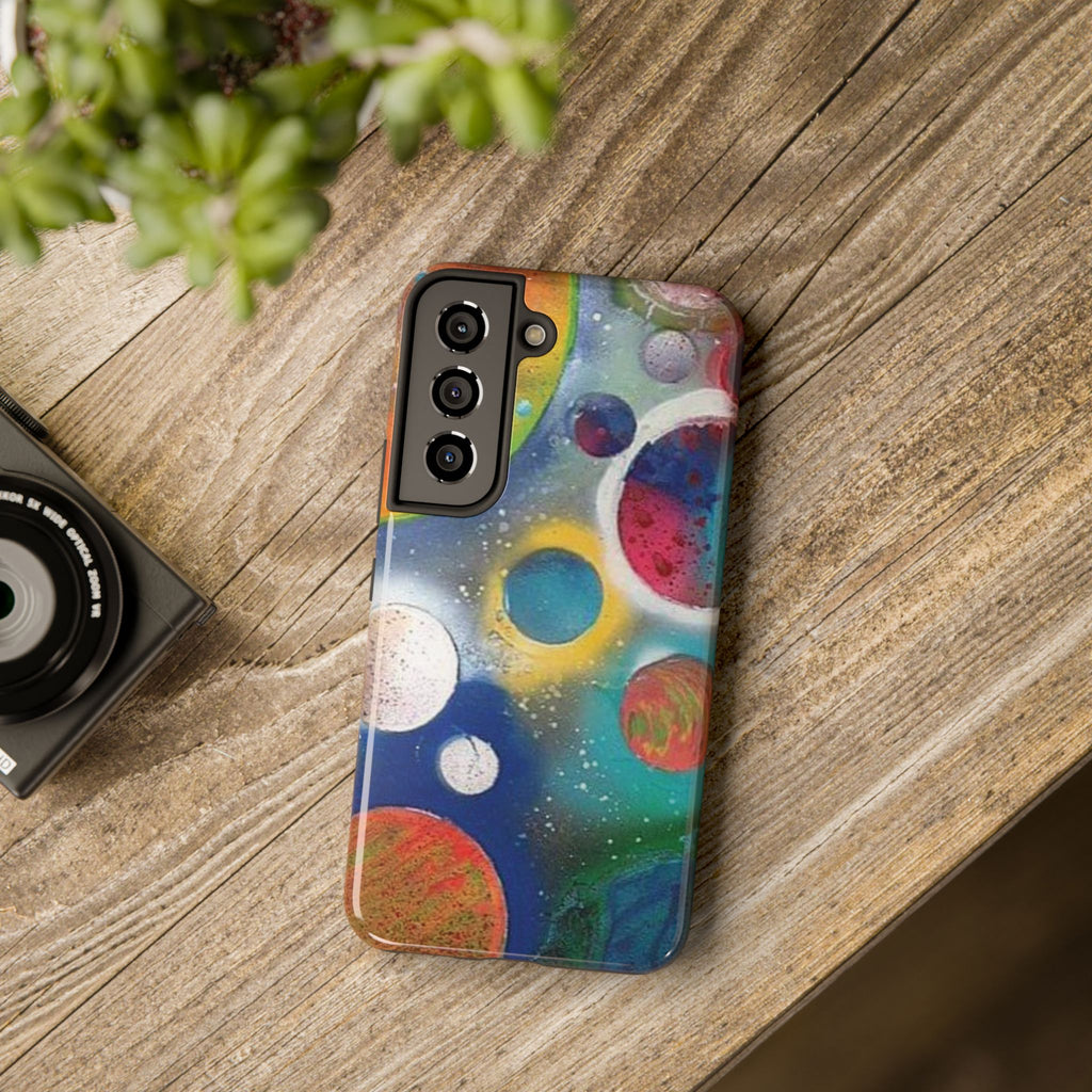 Galaxy Planets Themed Tough Phone Case (various phone options)