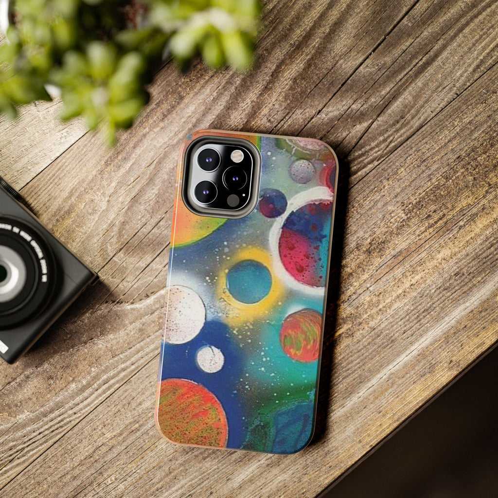 Galaxy Planets Themed Tough Phone Case (various phone options)