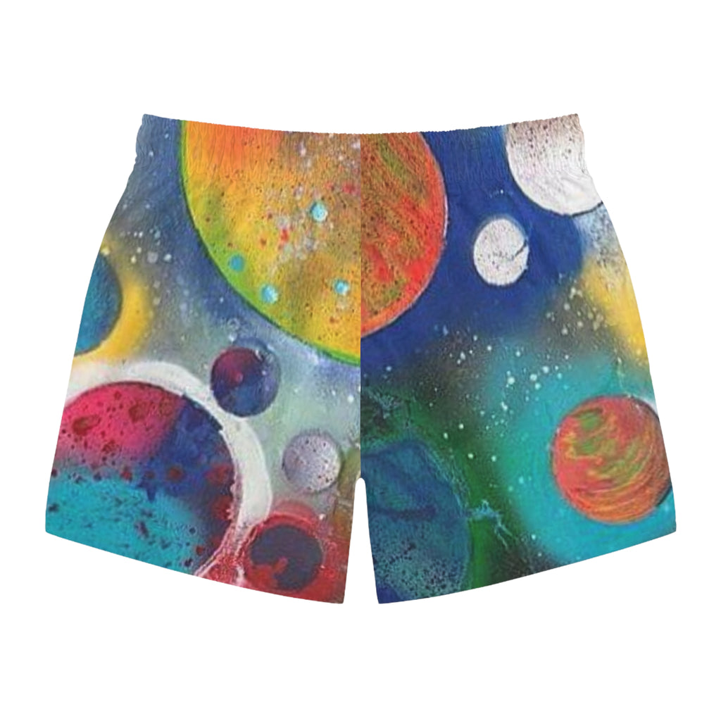 Galaxy Planets Swim Trunks