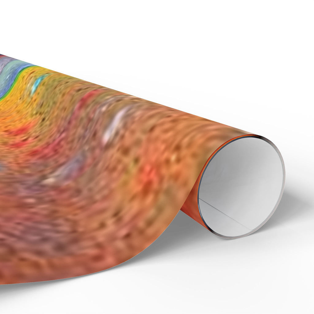 Galaxy Planets Print Wrapping Paper