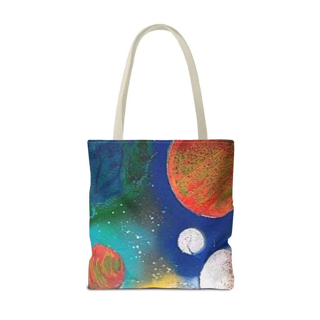 Galaxy Planets Tote Bag