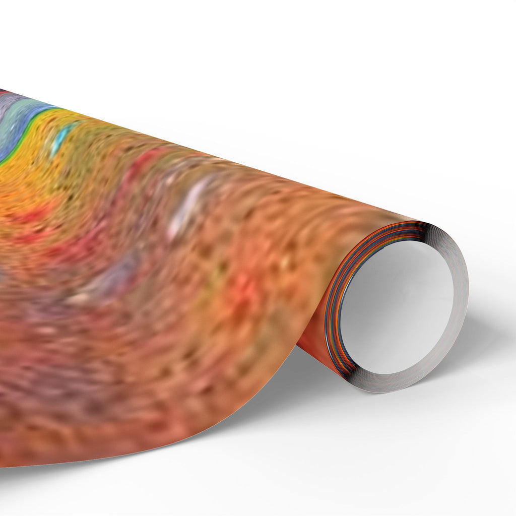 Galaxy Planets Print Wrapping Paper