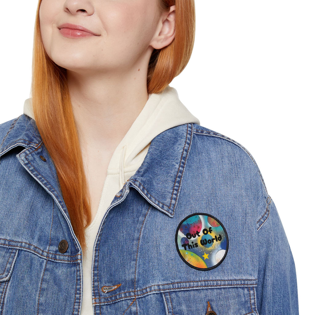 Galaxy Planets "Out Of This World" Iron-On Patch