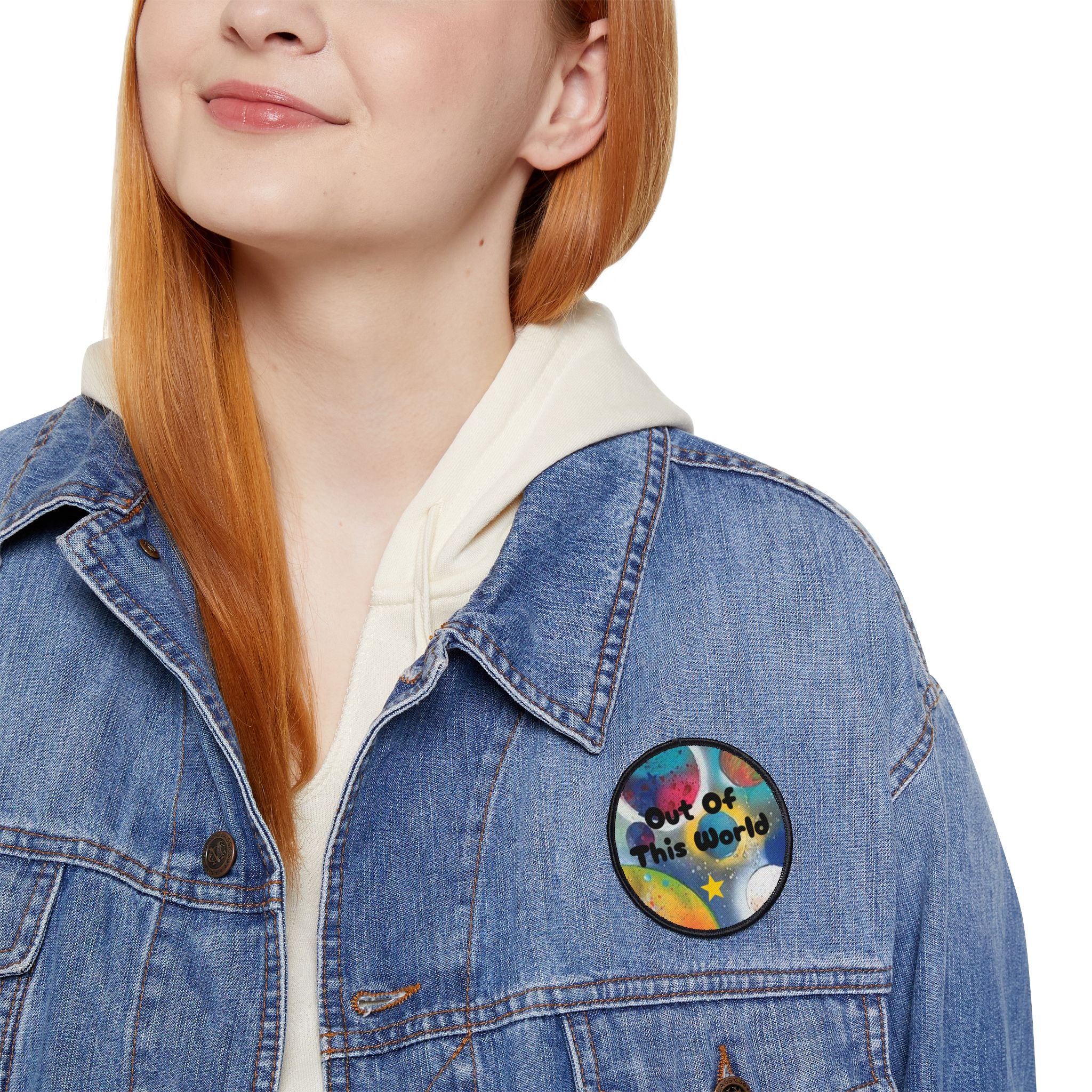 Galaxy Planets "Out Of This World" Iron-On Patch