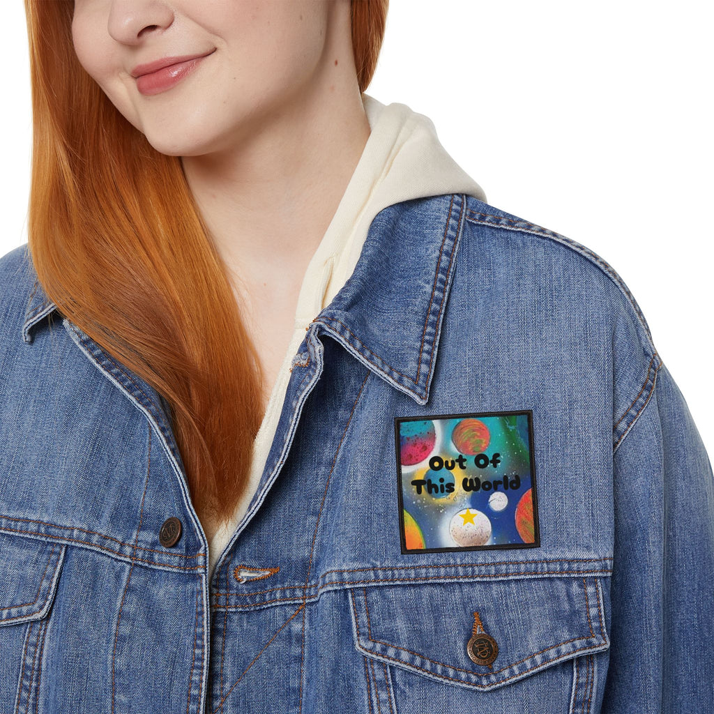 Galaxy Planets "Out Of This World" Iron-On Patch