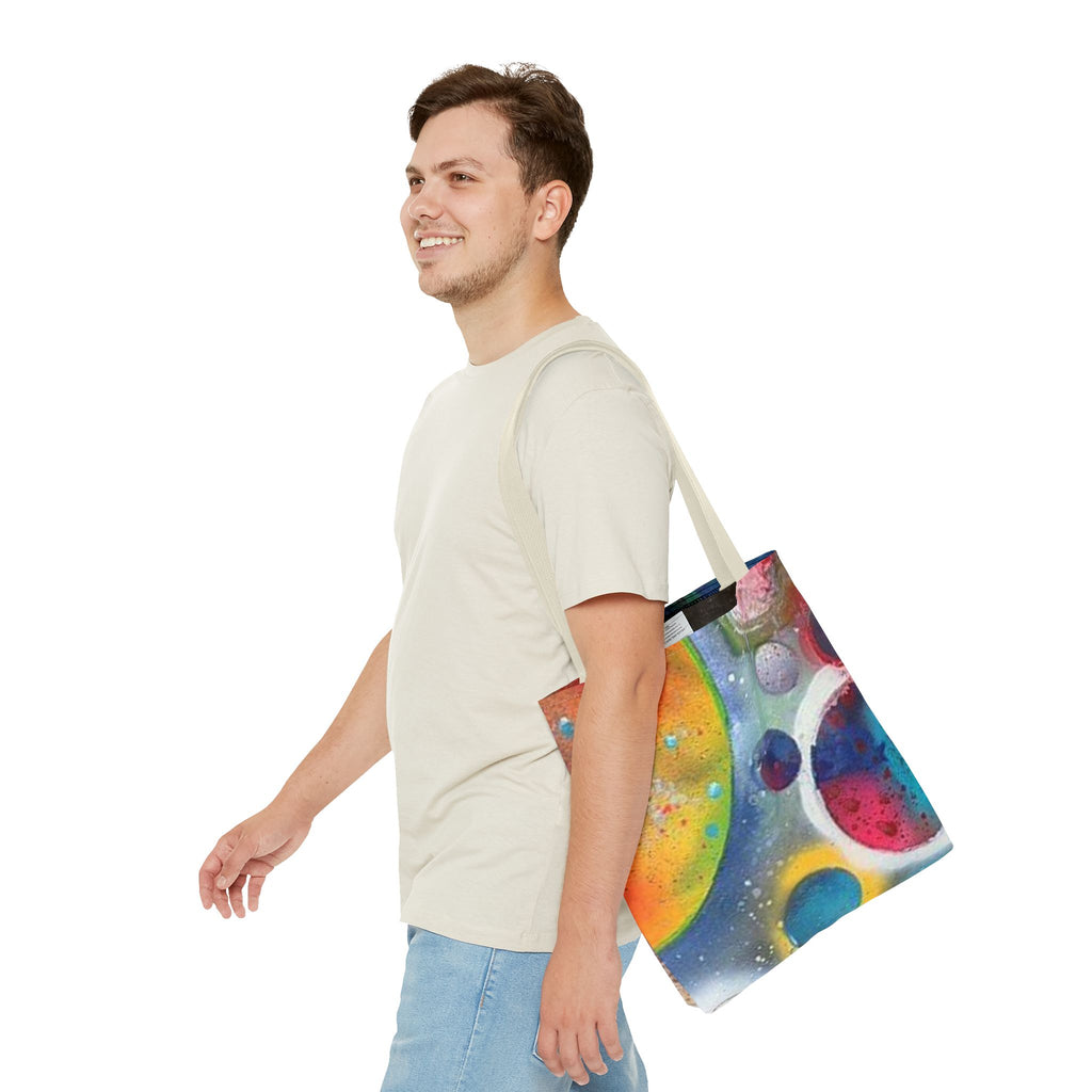 Galaxy Planets Tote Bag