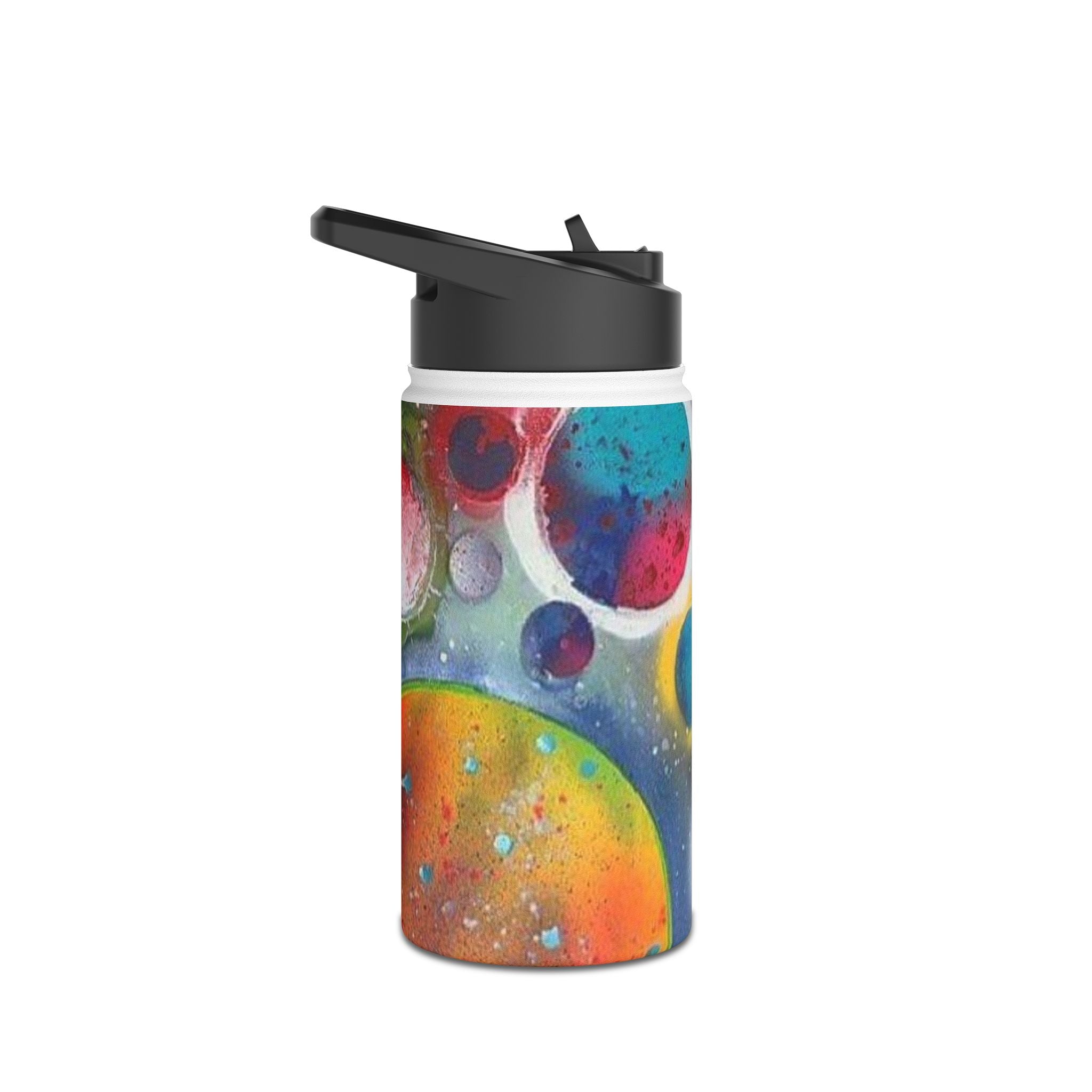 Galaxy Planets Stainless Steel Water Bottle