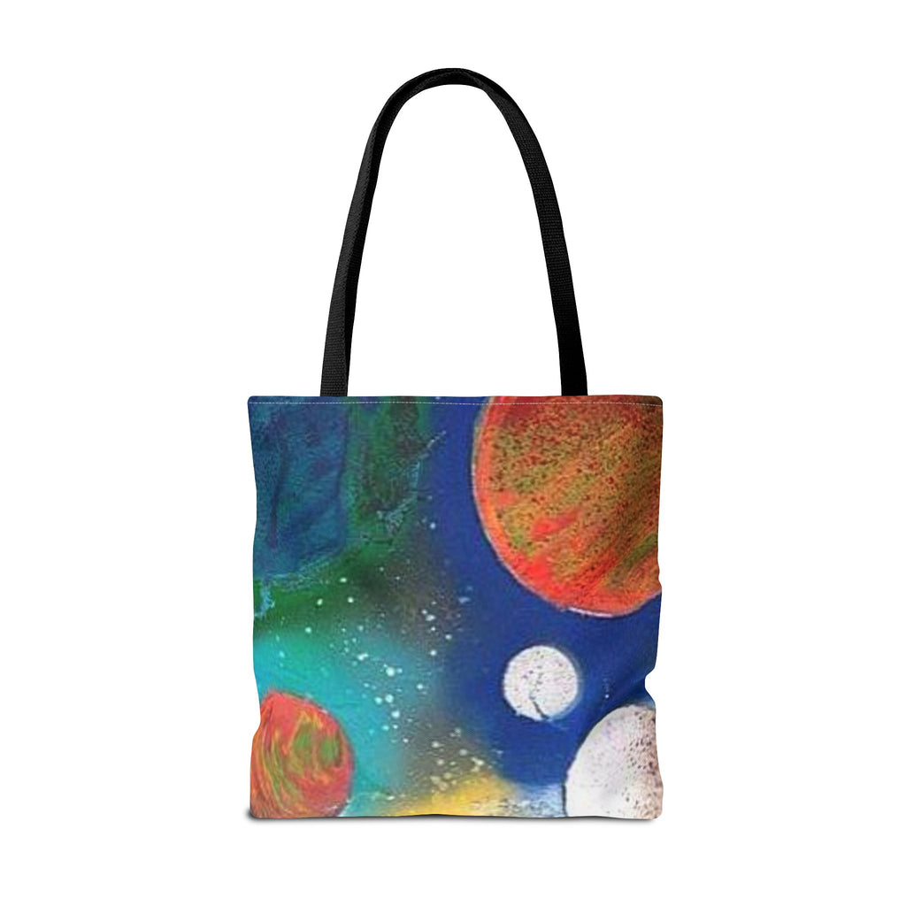 Galaxy Planets Tote Bag