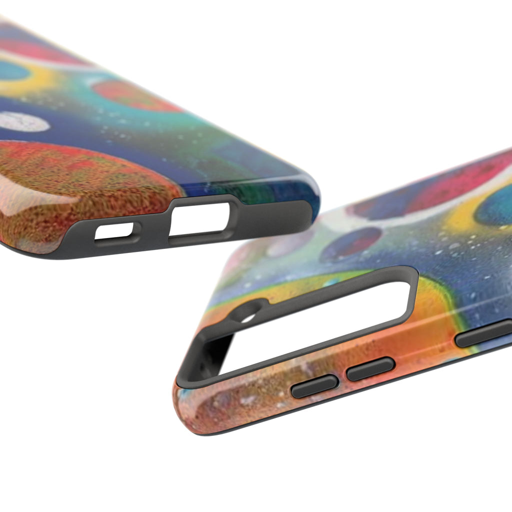 Galaxy Planets Themed Tough Phone Case (various phone options)