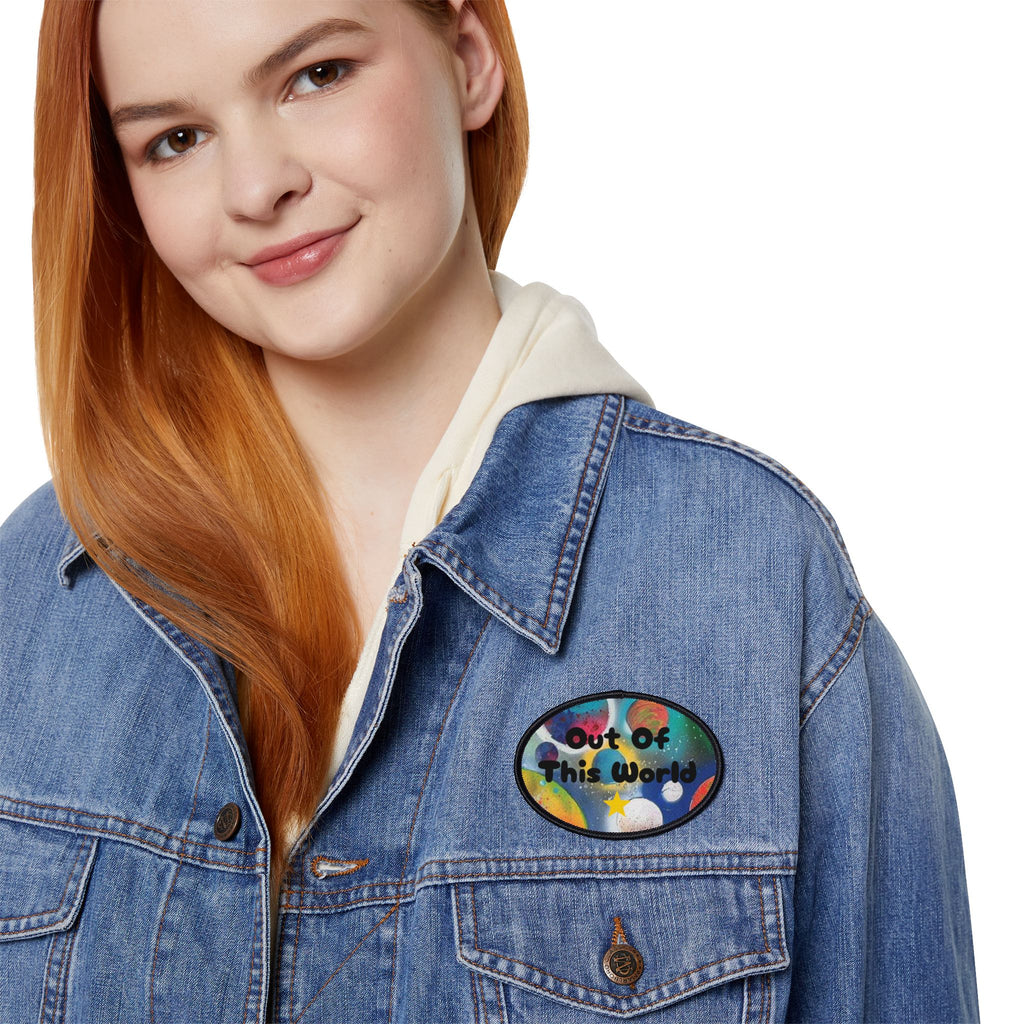 Galaxy Planets "Out Of This World" Iron-On Patch