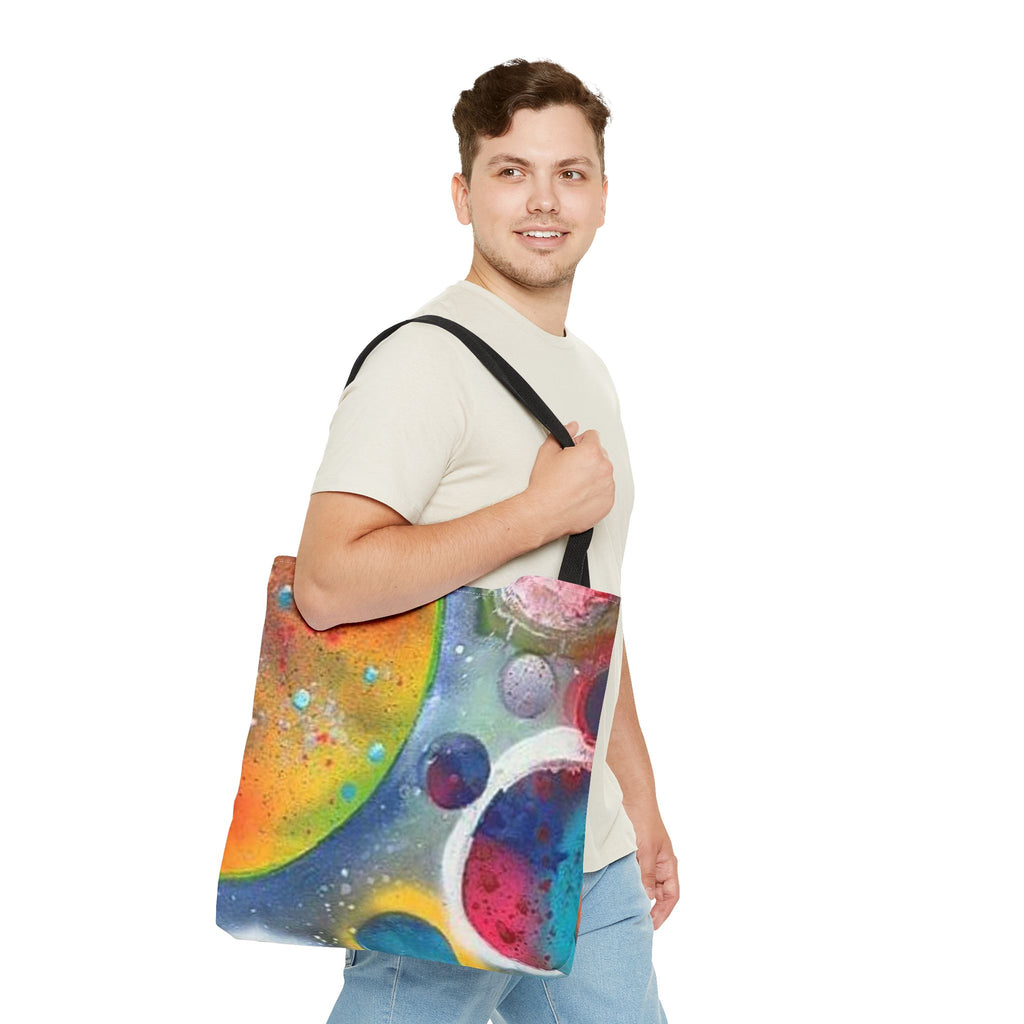 Galaxy Planets Tote Bag
