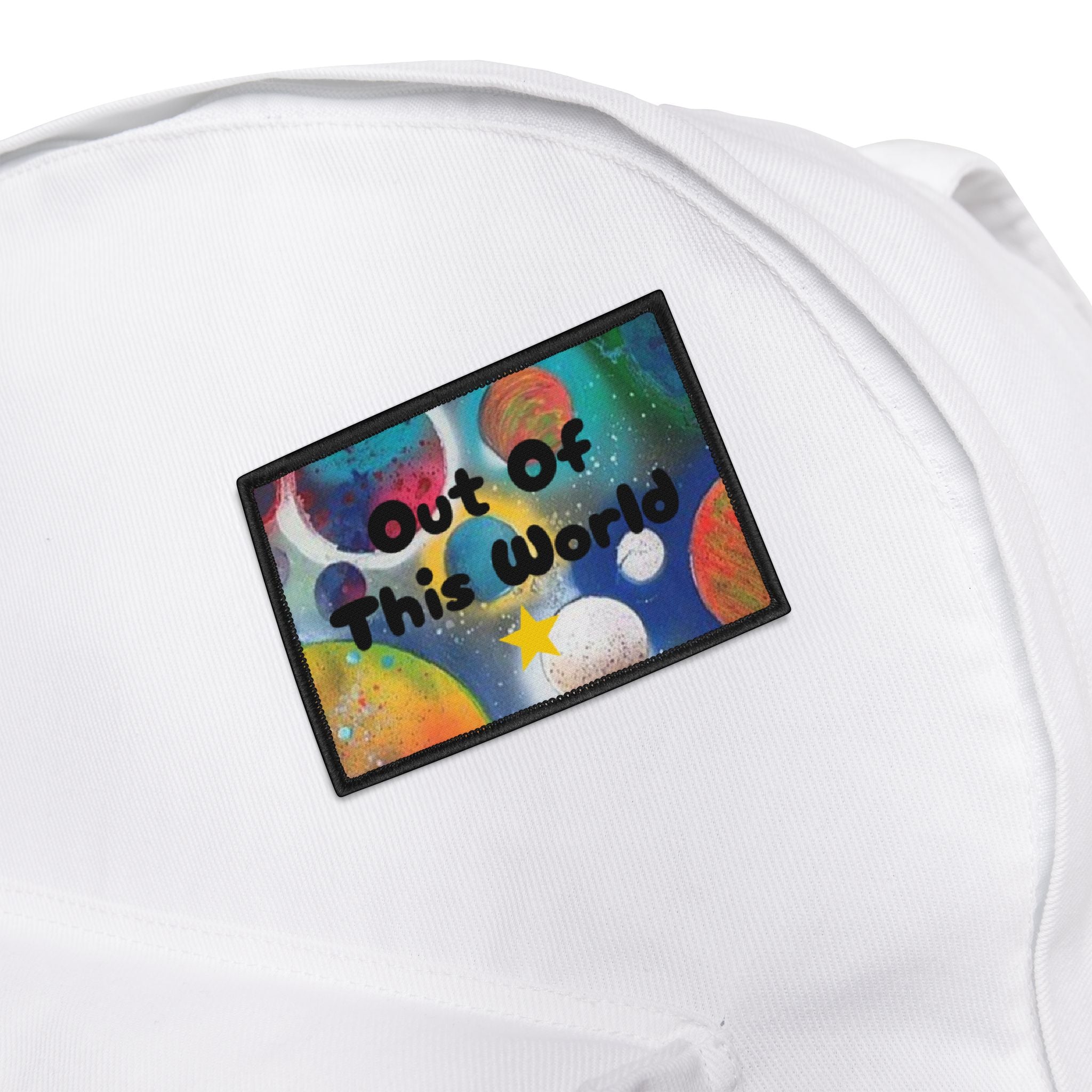 Galaxy Planets "Out Of This World" Iron-On Patch