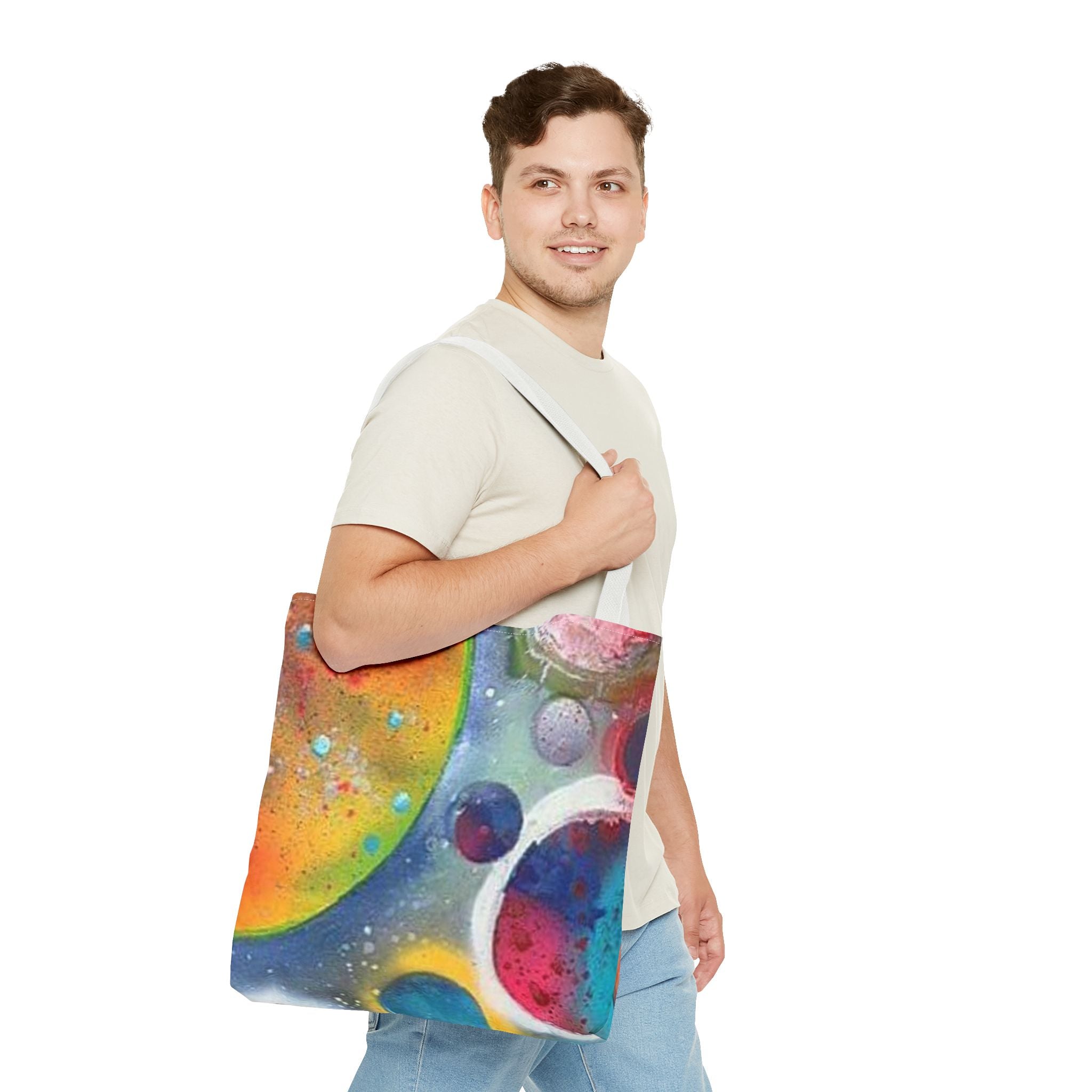 Galaxy Planets Tote Bag